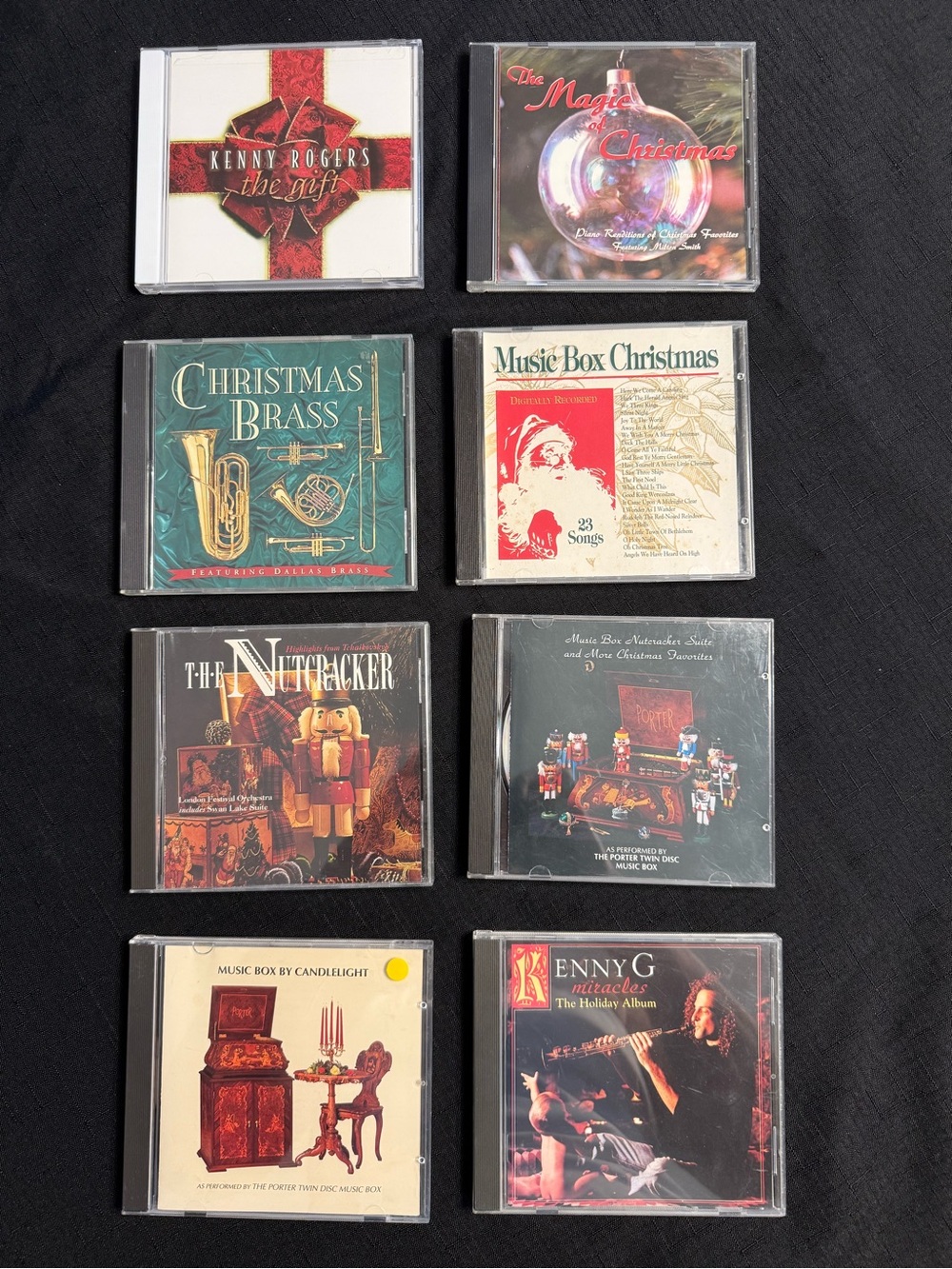 Christmas/Music Box CDs, Lot of 8, Excellent Condition